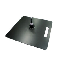 Good  quality  4kg 6kg 12kg black heavy metal square flag base